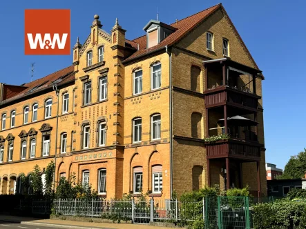 Ansicht Haus - Haus kaufen in Delitzsch - Wunderschönes Mehrfamilienhaus in Delitzsch -TOP gepflegt