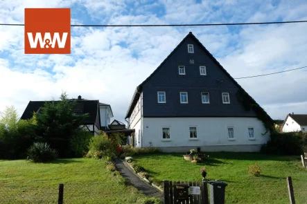 Ansicht  - Haus kaufen in Mülsen / Mülsen Sankt Niclas - Historisches Bauernhaus mit charmantem Flair und großem Grundstück