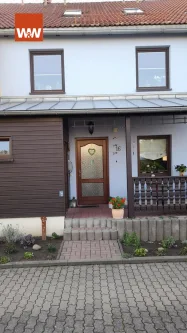 Ansicht - Haus kaufen in Brand-Erbisdorf - Wunderschönes Reihenmittelhaus mit Garten und Carport