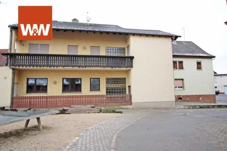 Hausansicht - Haus kaufen in Brensbach / Wersau - 2-Familienhaus + Wohn- / Gewerbeobjekt mit Abriss-/ Neubau-Potential ***PROVISIONSFREI für den Käufer***