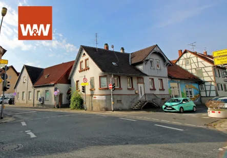 Frontalansicht - Haus kaufen in Reinheim - Wohn- und Geschäftshaus "PROVISIONSFREI für den Käufer"