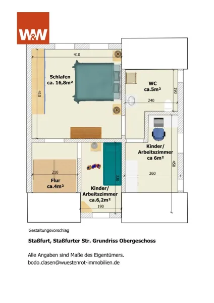 Staßfurt, Staßfurter Str. Grundriss Obergeschoss-1