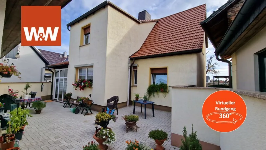 20231006_160638 - Haus kaufen in Klostermansfeld - vermietetes Zweifamilienhaus mit Garten, Garage und Stellplatz