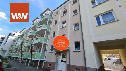 Innenhof - Wohnung kaufen in Zeitz - Zeitz- Ihre Kapitalanlage, 3 Zimmer Eigentumswohnung mitBalkon und Tageslichtbad