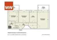 Radefeld, Buchenweg 3, Grundriss Wohnung Nr.18