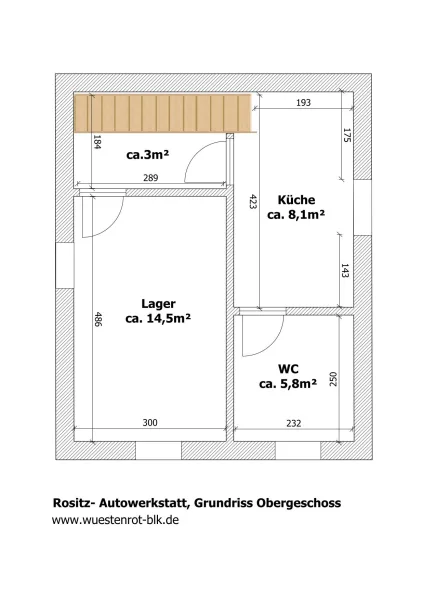 Rositz, Grundriss Obergeschoss-1