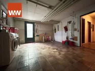 Untergeschoss - der Technikraum mit Waschküche und separatem Eingang