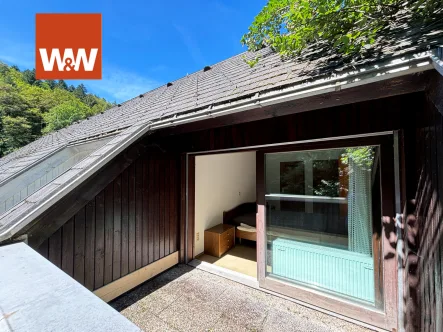 Balkon - Wohnung kaufen in Triberg - Schwarzwald-Idylle nahe den TribergerWasserfällen:Maisonette-Ferienappartement zum TOP-Preis.