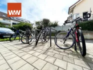 Der Parkplatz für Ihr Fahrrad