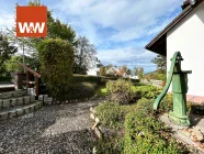 Natur und Ruhe – genießen Sie den weiten Ausblick in den Garten