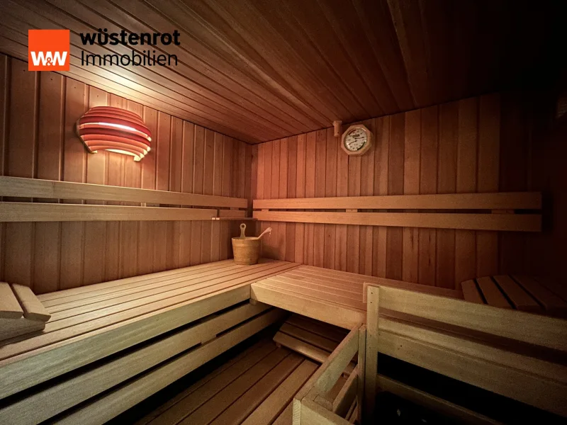 UG - danach in den Wellnessbereich mit der eigenen Sauna