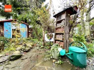 Die Garten-Oase - ein herrlicher Rückzugsort mit Gartenhaus und Insektenhotel