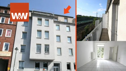 Titelbild Exposé - Wohnung mieten in Düsseldorf - Helle 2 Zimmer Wohnung im DG neu zu vermieten!