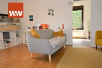 Wohnzimmer Zugang kleines Schlafzimmer EG