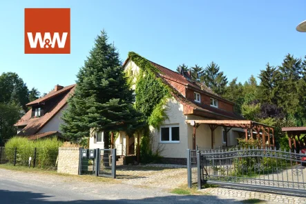 Haus Front - Haus kaufen in Blankenfelde-Mahlow - Mehrgenerationenhaus mit großem Garten in Blankenfelde-Mahlow