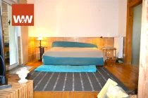 Wohnzimmer 2 oder Schlafzimmer mit Kamin