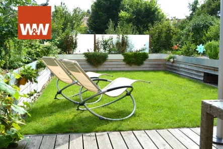 Garten - Wohnung kaufen in Berlin / Oberschöneweide - Moderne 2-Zimmer Wohnung mit Garten in Oberschöneweide