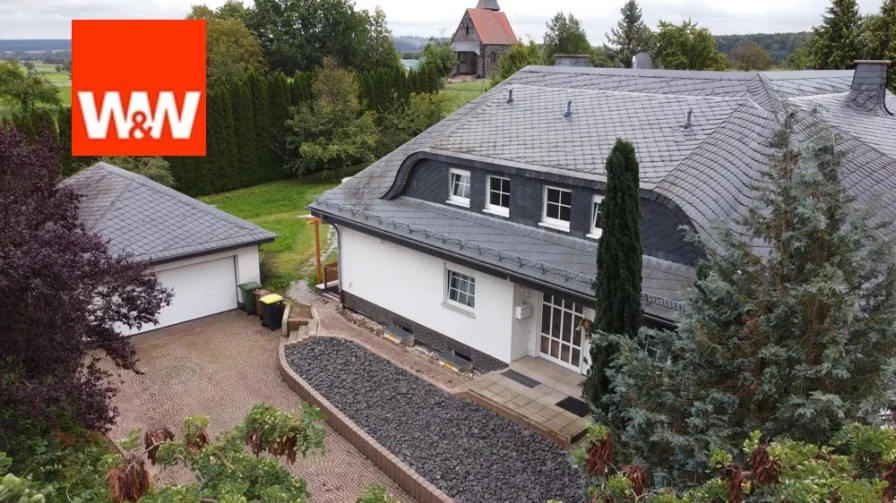 Wohnhaus mit den gewissen etwas!  - Haus kaufen in Amöneburg - Exklusive Villa mit zwei getrennten Wohnbereichen