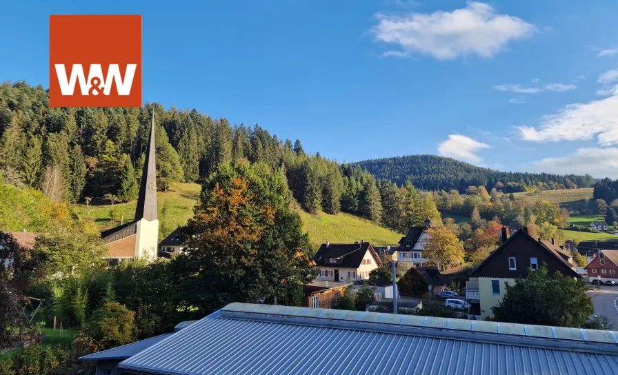 Panoramaaussicht über Alpirsbach 