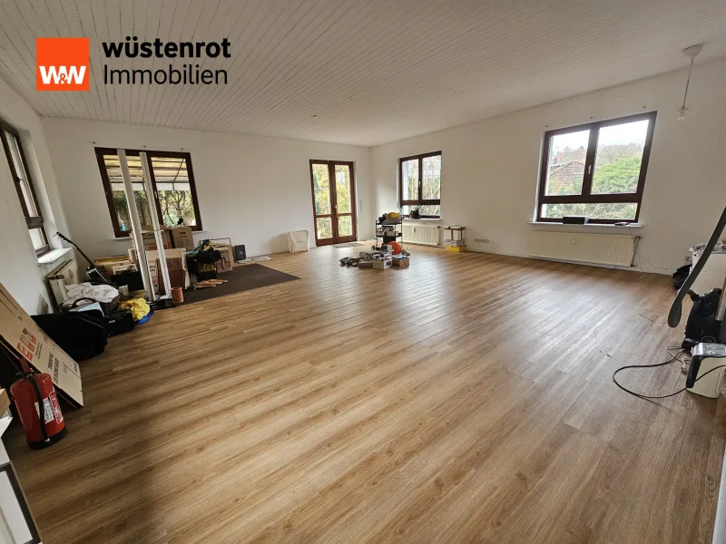 Einblick Wohnen, Essen, Kochen - Wohnung mieten in Marburg - 2-Zimmerwohnung Loftcharakter,Marburg Oberstadt mit Terrasse