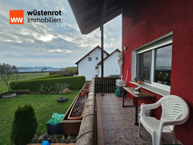 Einblick Balkon