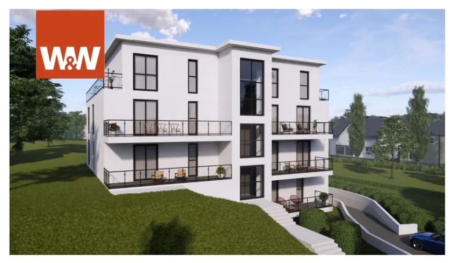 Gebäudeansicht - Wohnung kaufen in Bad Vilbel - NB. Penthouse, 7 attraktive ETW inruhiger und bevorzugter Wohnlage