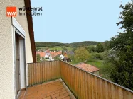 Balkon, mit Blick Richtung Osten