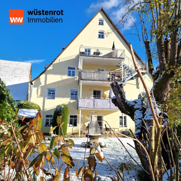 Südansicht - Wohnung kaufen in Vorra - "Ein wahrer Sehnsuchtsort" - mit 4 Zimmer und viel Sonne im Hersbrucker Land!