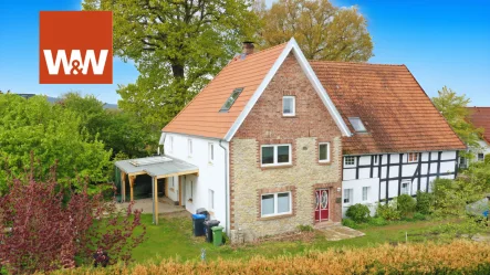 Ansicht - Haus kaufen in Detmold / Pivitsheide - Saniertes Haus in guter Wohngegend