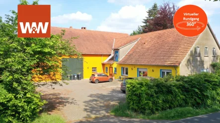 Ansicht - Haus kaufen in Hille - Pferdehof mit großem Grundstück