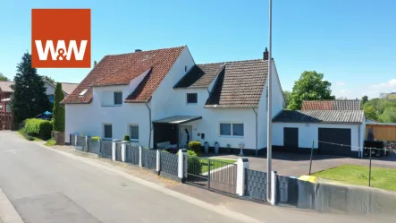 Ansicht - Haus kaufen in Minden - großzügiges Ein- bis Zweifamilienhaus an der Weser