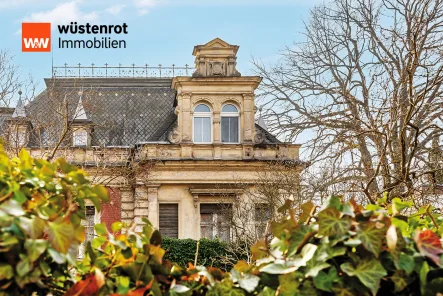 Frontansicht - Haus kaufen in Berlin - Sanierungsbedürftige, repräsentative Villa in absolut gesuchter Lage von Steglitz nahe Schloßstraße