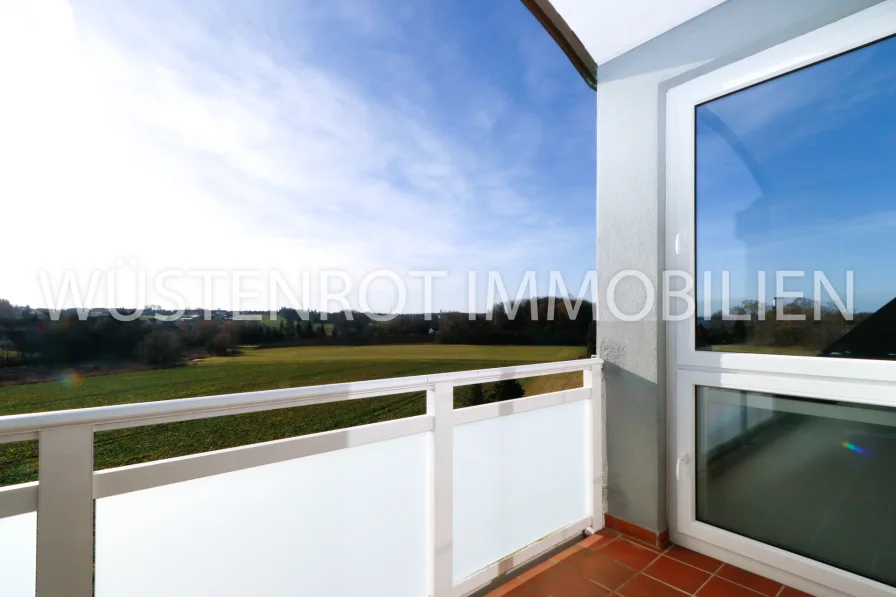 Balkon mit Fernblick