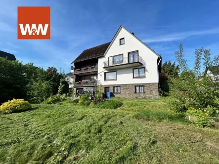 aussen - Haus kaufen in Friedewald - Ein neues Zuhause für Ihre Familie!Solides Einfamilienhaus in Friedewald mit Garten