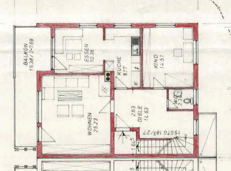 Grundriss Obergeschoss