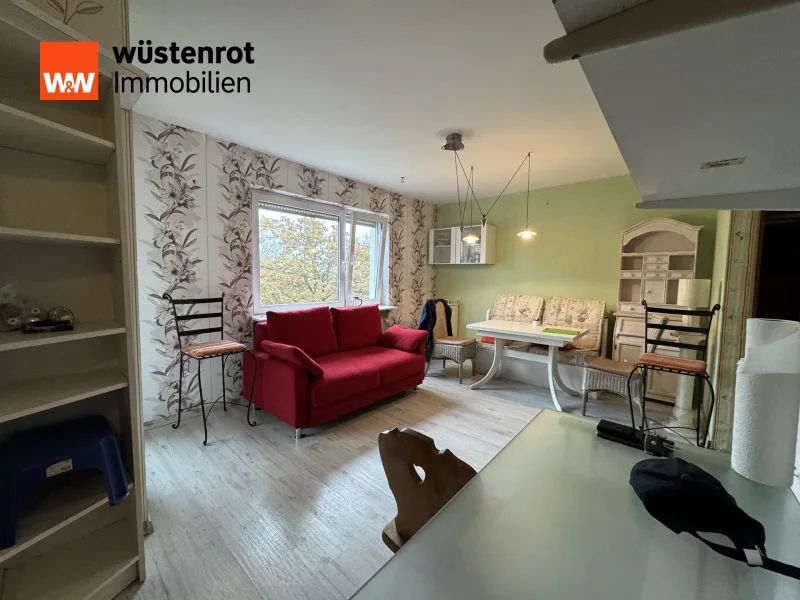 Wohnen-Essen - Wohnung kaufen in Überlingen - Gemütliche 1,5-Zi.-Whg. mit Loggia, PKW-Stellplatz, leerstehend, in Überlingen!