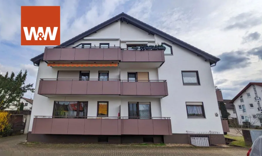 Aussen - Wohnung kaufen in Ettlingen - Charmante 2-Zimmer-Wohnung zur Eigennutzung oder als solide Kapitalanlage.