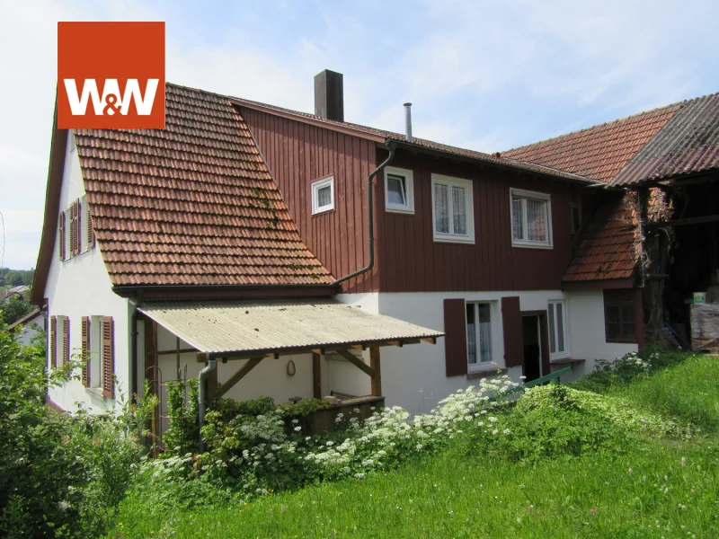 Aussicht - Haus kaufen in Straubenhardt / Ottenhausen - Großes Grundstück mit Landhaus und Nebengebäuden