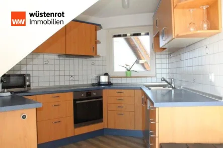 Küche - Wohnung kaufen in Altensteig - Maisonette-Wohnung mit eigenem Zugang aussen - tolle Weitsicht und Carportplatz inklusive -