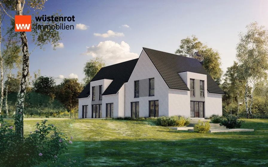 Render_Merged - Haus kaufen in Stein - Stein-Neubau /  Stadtvillen Doppelhaus in Toplage !