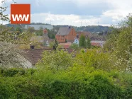 Behalten Sie den Frei- und Weitblick vom Grundstück zur historischen Altstadt von Obersontheim