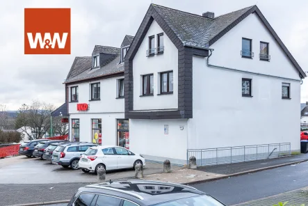 Seitenansicht - Haus kaufen in Hermeskeil - Wohn und Geschäftshaus in bester Lage