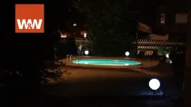 Pool bei Nacht