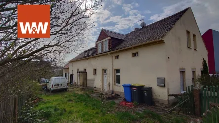 Blick auf das Objekt - Haus kaufen in Kamenz - Attraktives Wohn- & Geschäftshaus - mit Charme