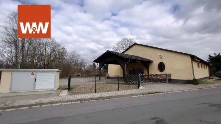 Eingang Getränkemarkt - Halle/Lager/Produktion kaufen in Bernsdorf - Verkaufs und Lagerhalle mit Freifläche - Top Zustand - viele Nutzungsmöglichkeiten & teilbare Flächen