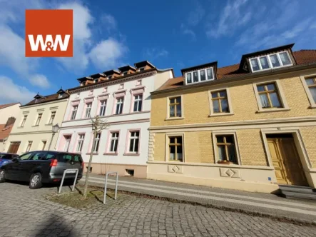 Haus 1 vorn rechts - Haus kaufen in Wittstock - Handwerkerobjekt mit echten Renditechancen in Wittstock