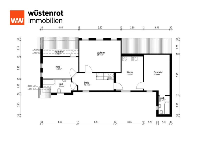 Dachgeschoss-WE3