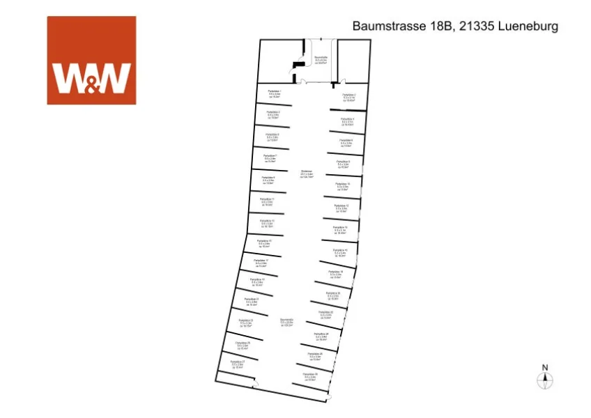 Grundriss Tiefgarage