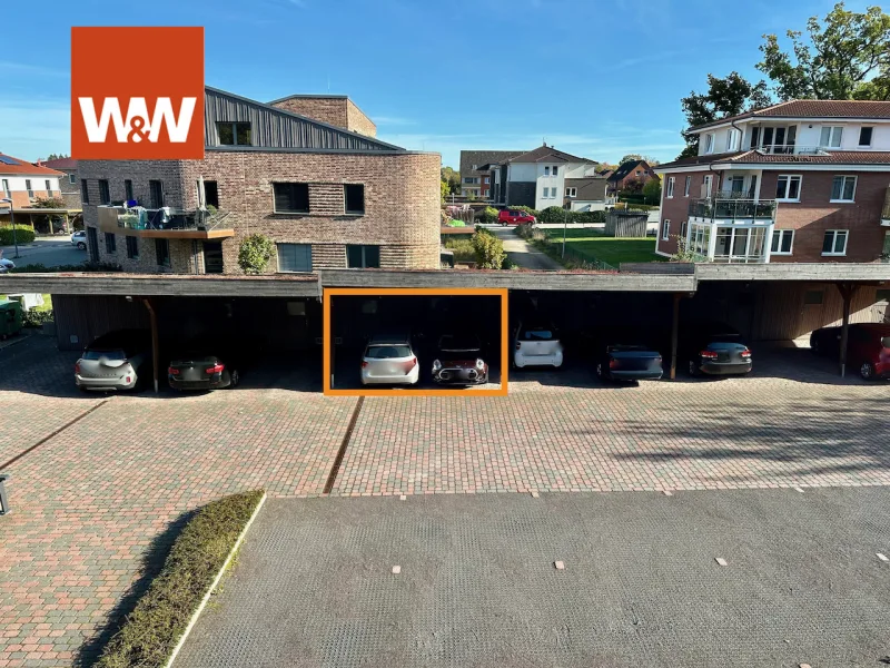 Ansicht Doppelcarport