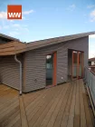 Südseite mit Dachterrasse